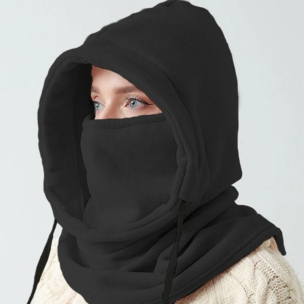 Winter Fleece Balaclava Hat Windproof Head And Neck Cover For Men And Women 3
