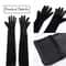 Long Velvet Opera Gloves Elegant Evening Dress Gloves For Women 6