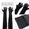 Long Velvet Opera Gloves Elegant Evening Dress Gloves For Women 6