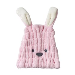 cute animal quick dry hair towel hat soft plush hair wrap for children