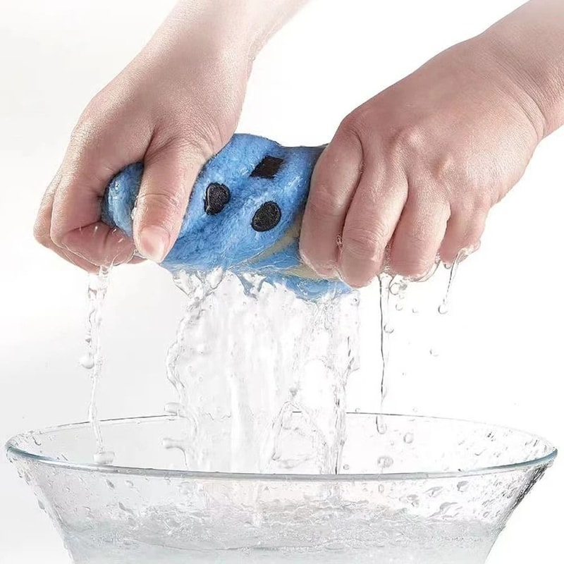 Cute Animal Quick Dry Hair Towel Hat Soft Plush Hair Wrap For Children 9