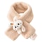 Cute Plush Rabbit Winter Scarf Warm Cross Neck Wrap For Girls And Babies 4