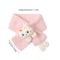 Cute Plush Rabbit Winter Scarf Warm Cross Neck Wrap For Girls And Babies 7