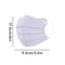 Butterfly Shaped Disposable Face Masks Pink 3 Layer Protective Masks For Women 12
