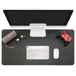 pu leather desk protector mat large waterproof office desk pad mouse and keyboard cover