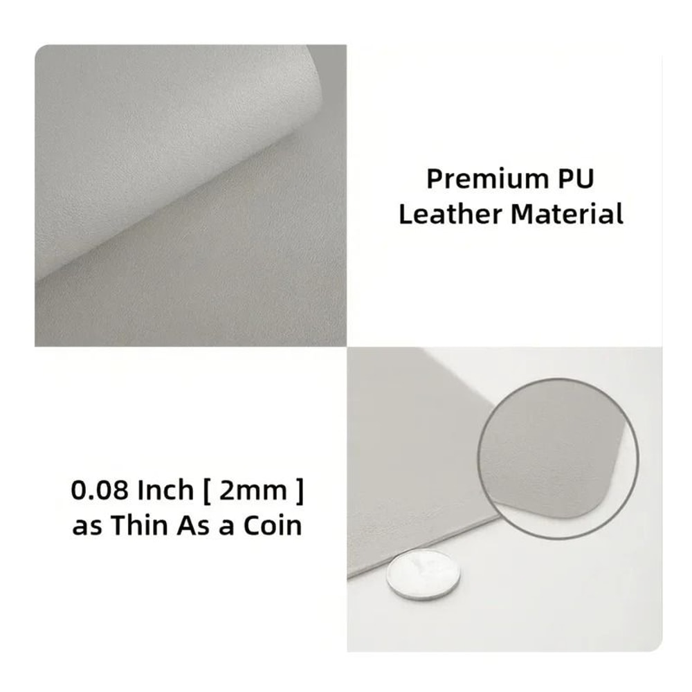PU Leather Desk Protector Mat Large Waterproof Office Desk Pad Mouse And Keyboard Cover 10