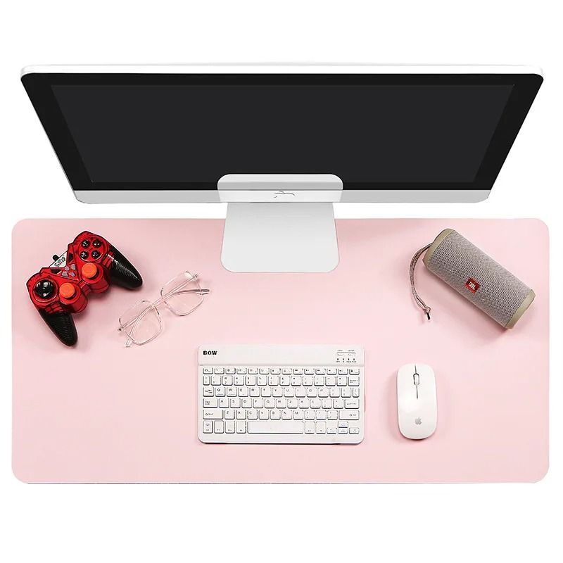 PU Leather Desk Protector Mat Large Waterproof Office Desk Pad Mouse And Keyboard Cover 1