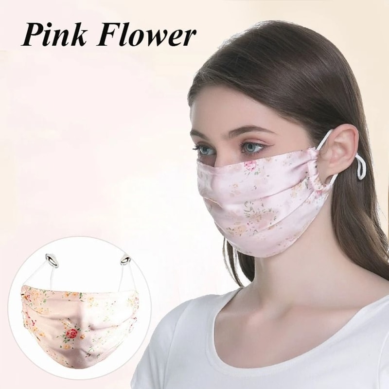 Mulberry Silk Reusable Face Mask Breathable Lightweight Washable Mask For Men And Women 1