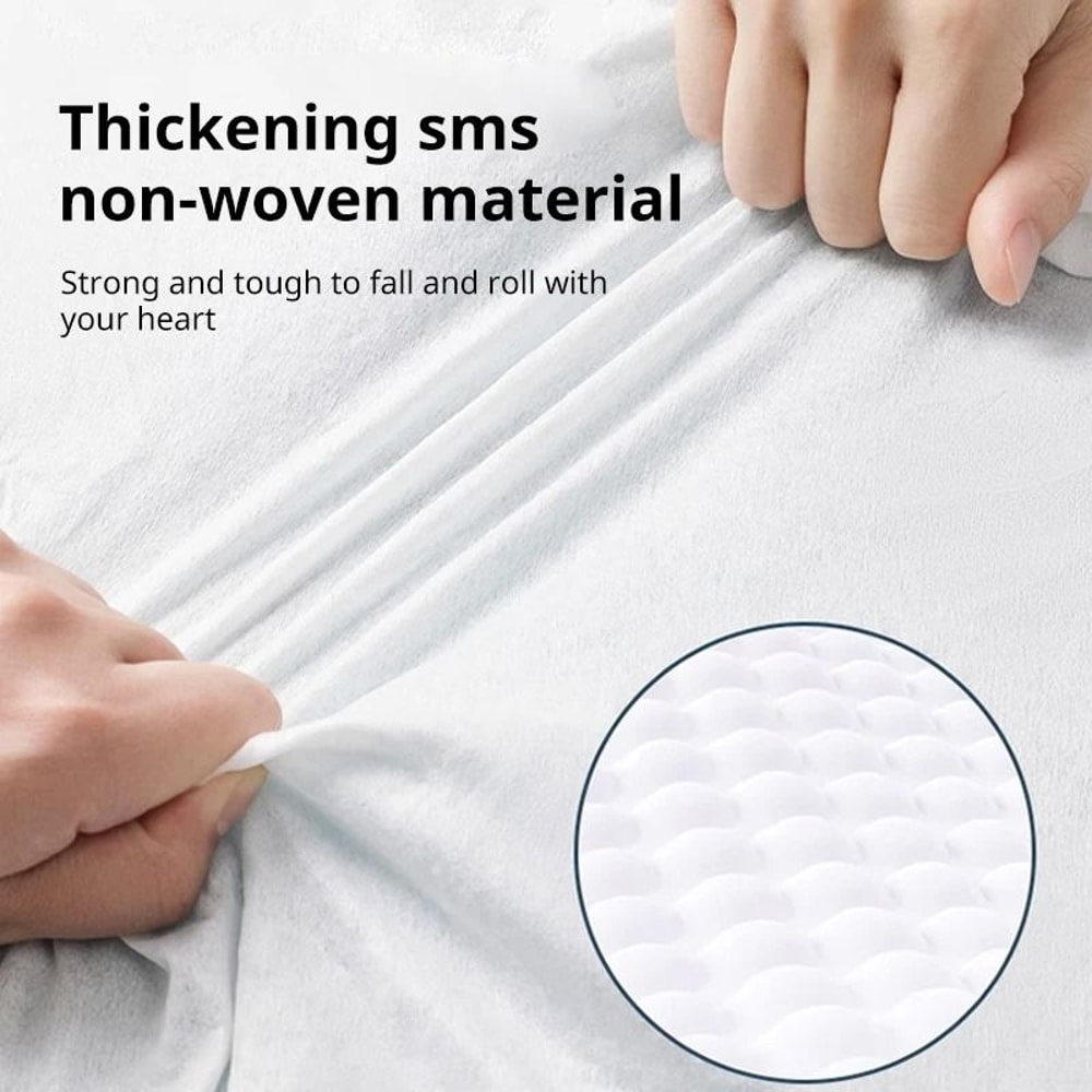 Disposable Travel Bedding Set Thickened Bed Sheet Duvet Cover And Pillowcases 5