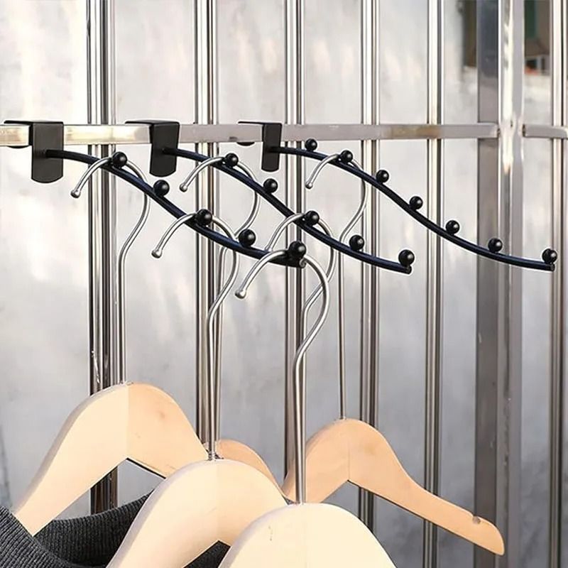 Wall Mounted Clothes Hanger Space Saving Foldable Drying Rack Organizer 6