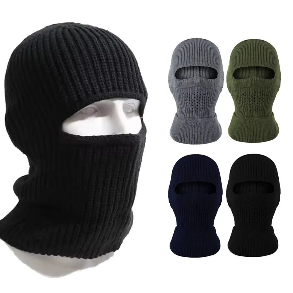 Knitted Full Face Balaclava Beanie Winter Mask Hat For Men 0