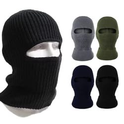 knitted full face balaclava beanie winter mask hat for men
