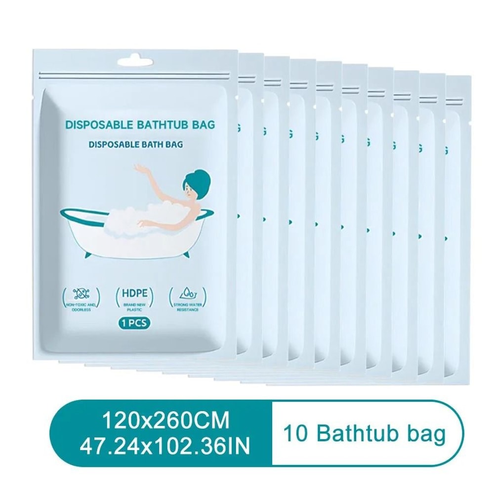 Disposable Bathtub Cover Liner Large Plastic Bath Protector 3
