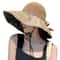 Womens Foldable Wide Brim Sun Hat For Outdoor Protection 10