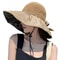 Womens Foldable Wide Brim Sun Hat For Outdoor Protection 11