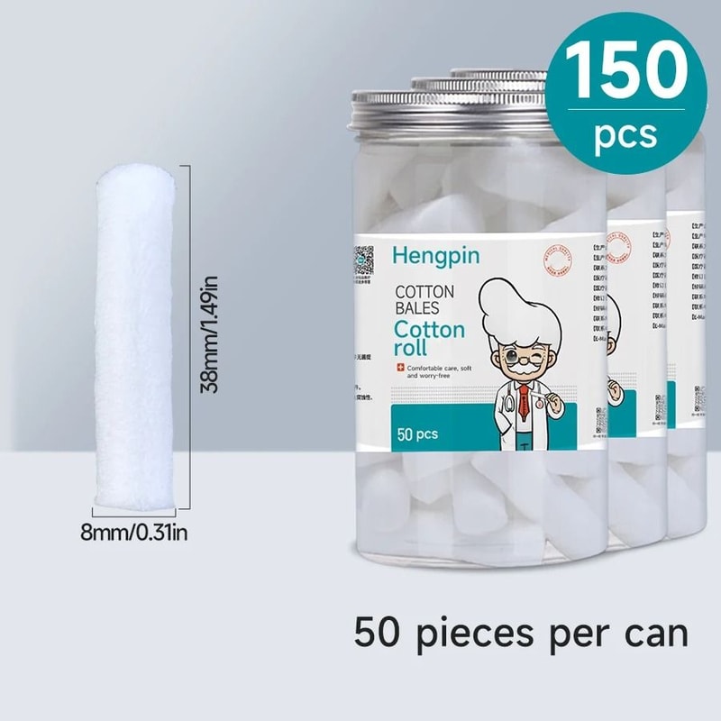 Hypoallergenic Medical Cotton Nasal Rolls For Adults And Children 5