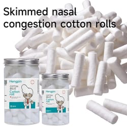 hypoallergenic medical cotton nasal rolls for adults and children