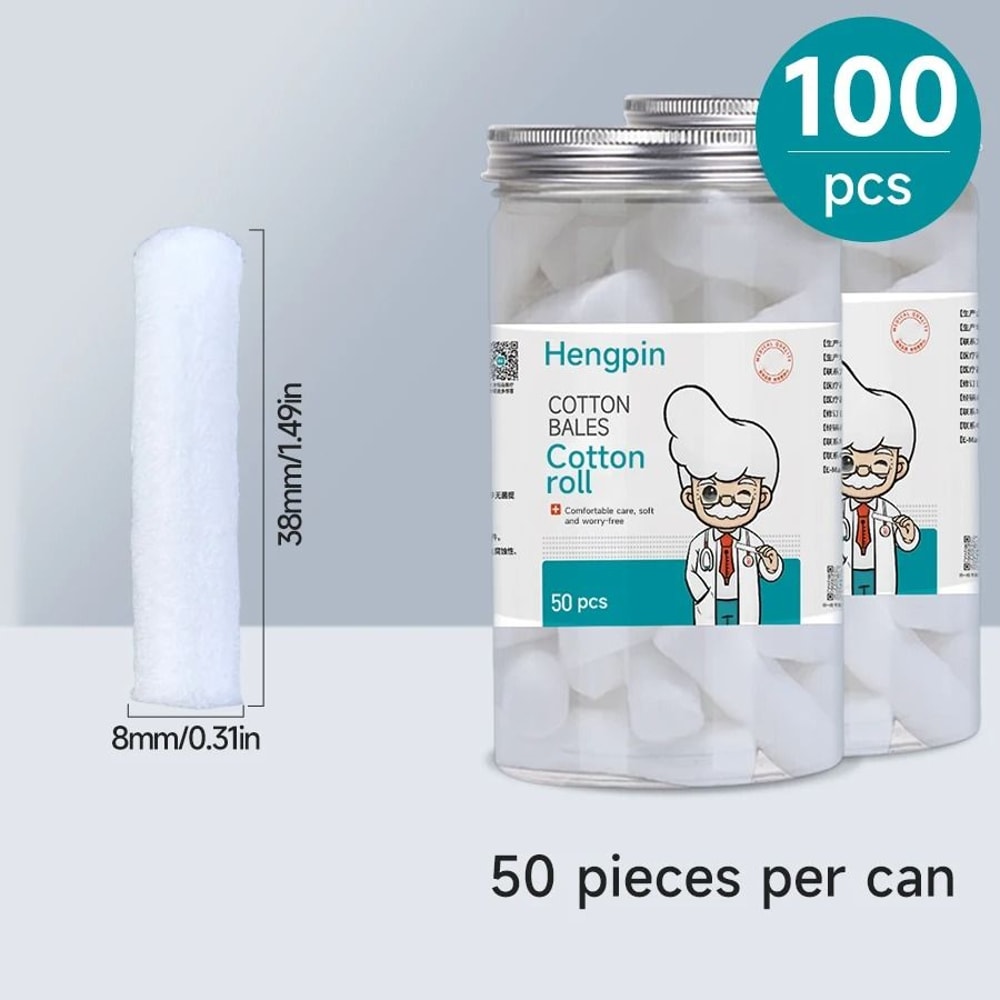 Hypoallergenic Medical Cotton Nasal Rolls For Adults And Children 4