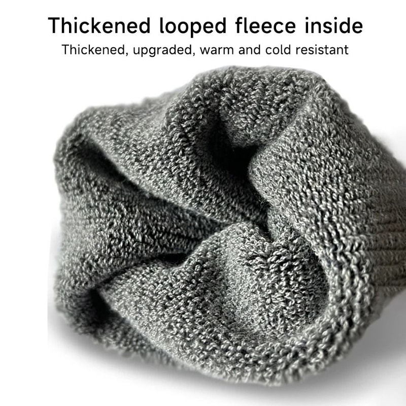 Winter Wool Warm Knee Brace Pads Elastic Knee Warmers For Men And Women 4