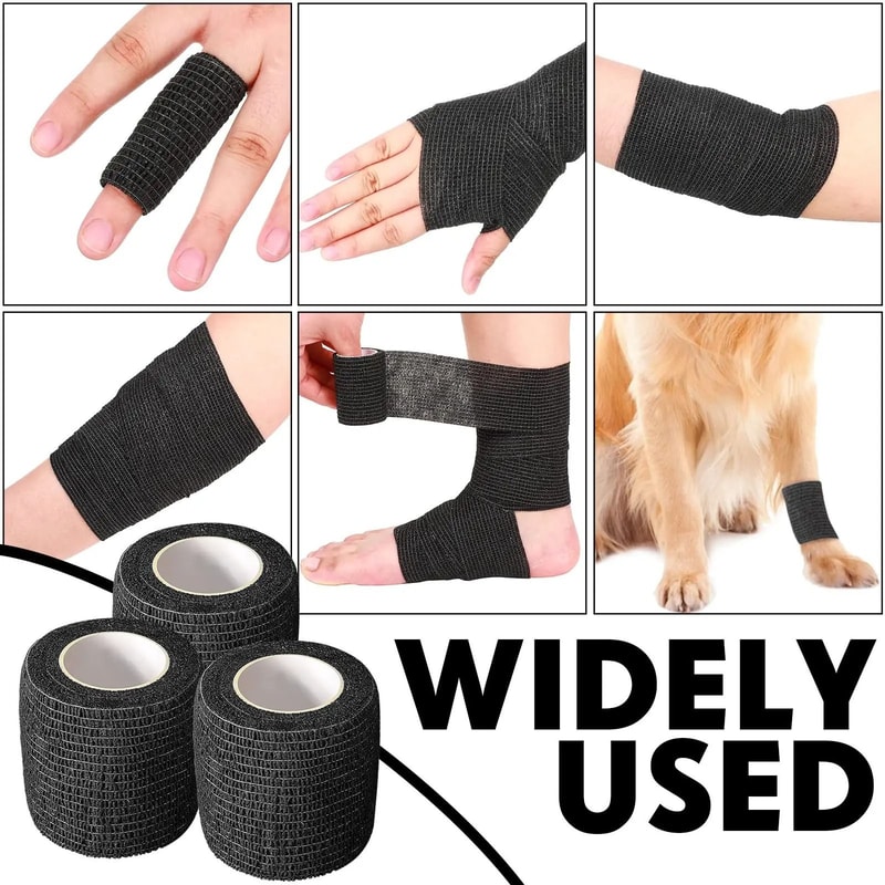 Self Adhering Elastic Pet Bandage Wrap For Wound Protection 8