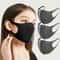 Reusable 3D Face Mask Black Dustproof Protective Mask For Daily Wear 0