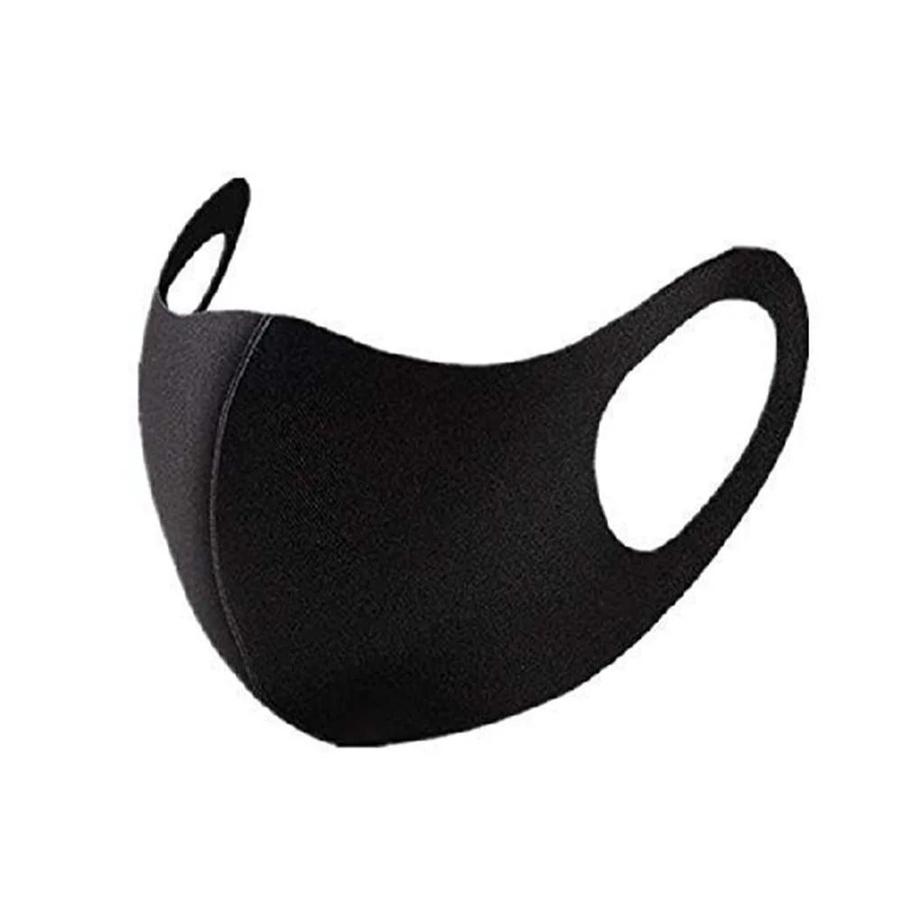 Reusable 3D Face Mask Black Dustproof Protective Mask For Daily Wear 5