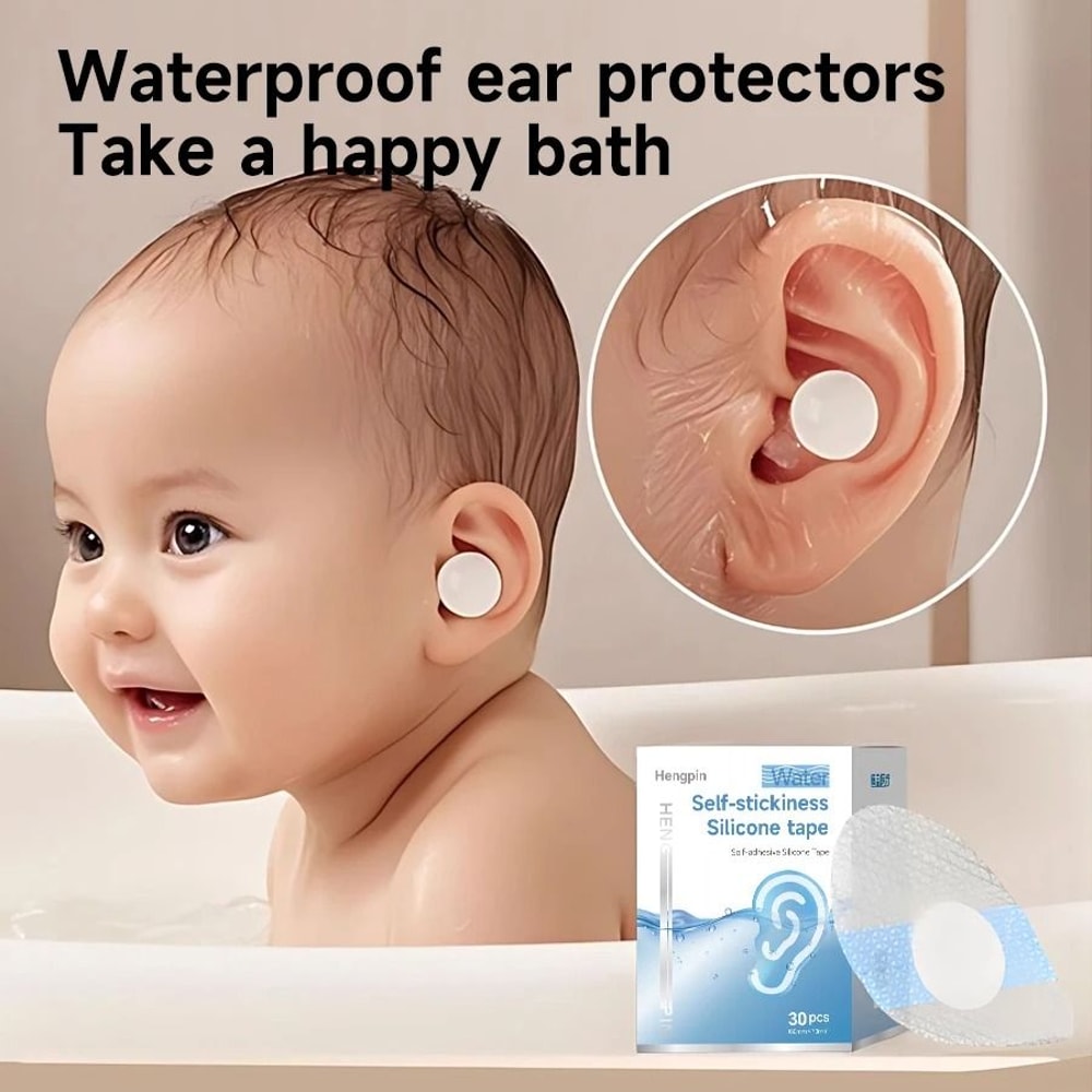 Waterproof Baby Ear Covers Disposable Ear Stickers For Swimming And Bathing 5
