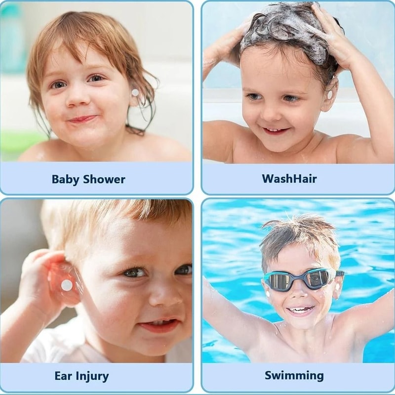 Waterproof Baby Ear Covers Disposable Ear Stickers For Swimming And Bathing 6