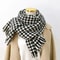 Classic Plaid Winter Scarf Cashmere Feel Chunky Warm Scarf For Men And Women 2