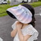 Rainbow Kids Sun Hat UPF 50 Wide Brim Visor Hat For Summer 6