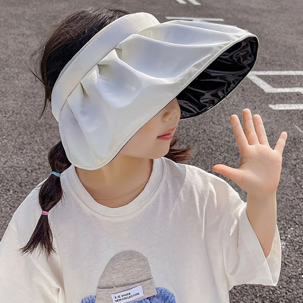 Rainbow Kids Sun Hat UPF 50 Wide Brim Visor Hat For Summer 8