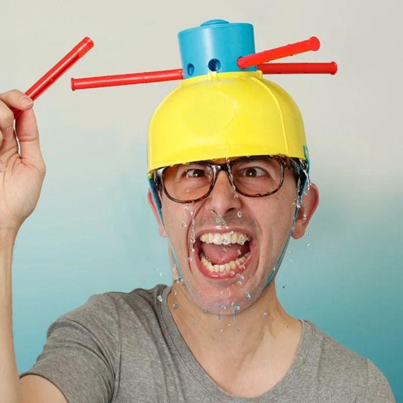 Wet Head Game Water Challenge Hat Interactive Party Game For Kids And Families 4