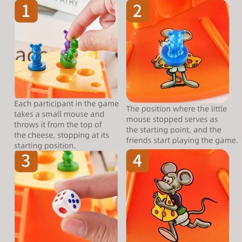 Cat And Mouse Board Game Interactive Parent Child Party Game For Kids 3