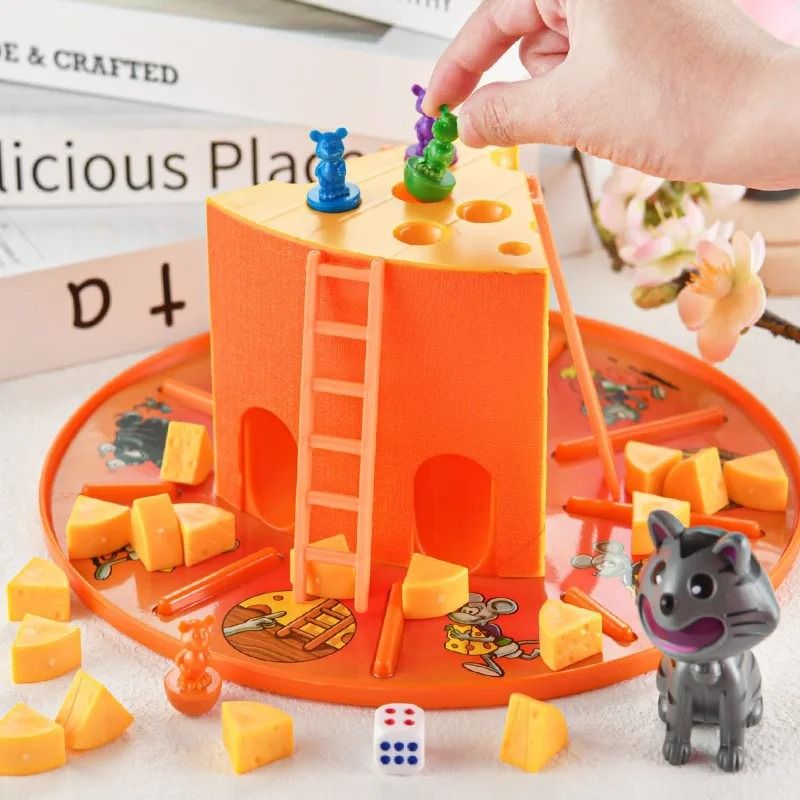 Cat And Mouse Board Game Interactive Parent Child Party Game For Kids 1