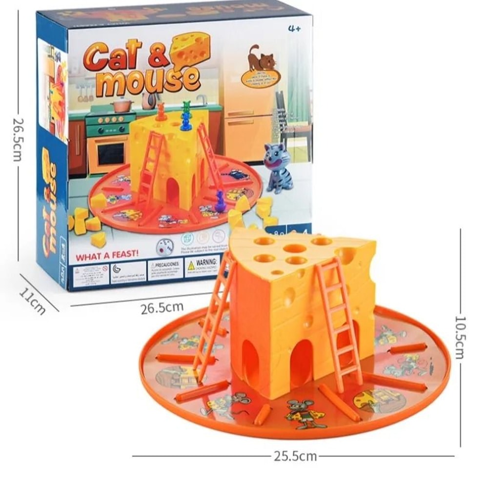 Cat And Mouse Board Game Interactive Parent Child Party Game For Kids 5