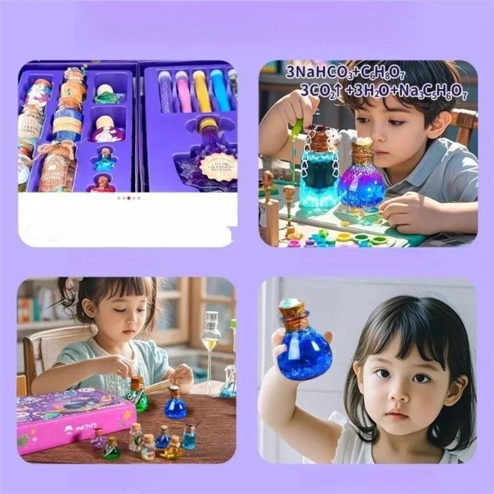 Little Magician Potion Kit DIY Wizard Experiment Toy For Kids 4