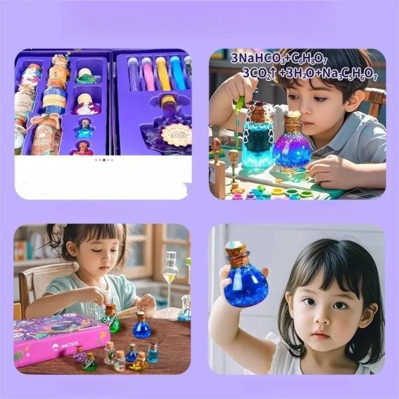 Little Magician Potion Kit DIY Wizard Experiment Toy For Kids 4