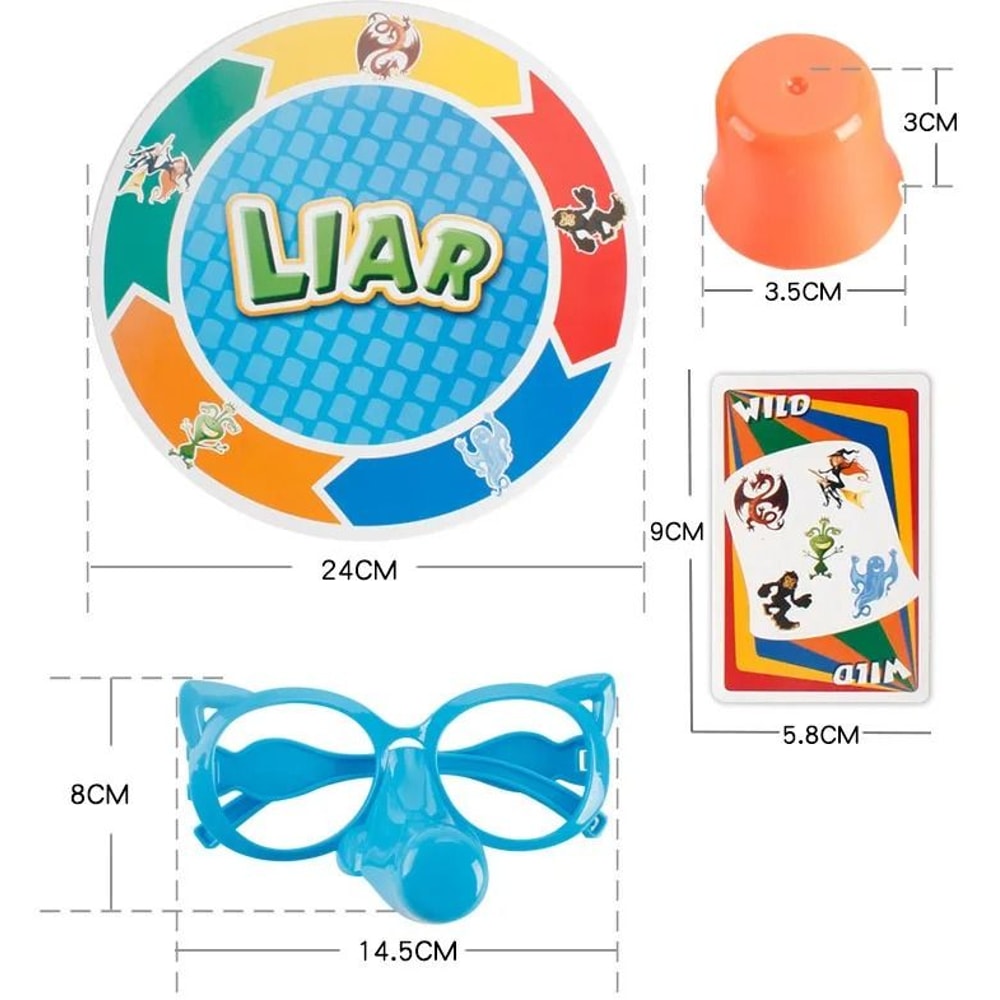 Long Nose Guess Who Lied Game Interactive Parent Child Table Game 2