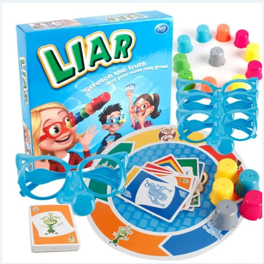 Long Nose Guess Who Lied Game Interactive Parent Child Table Game 5
