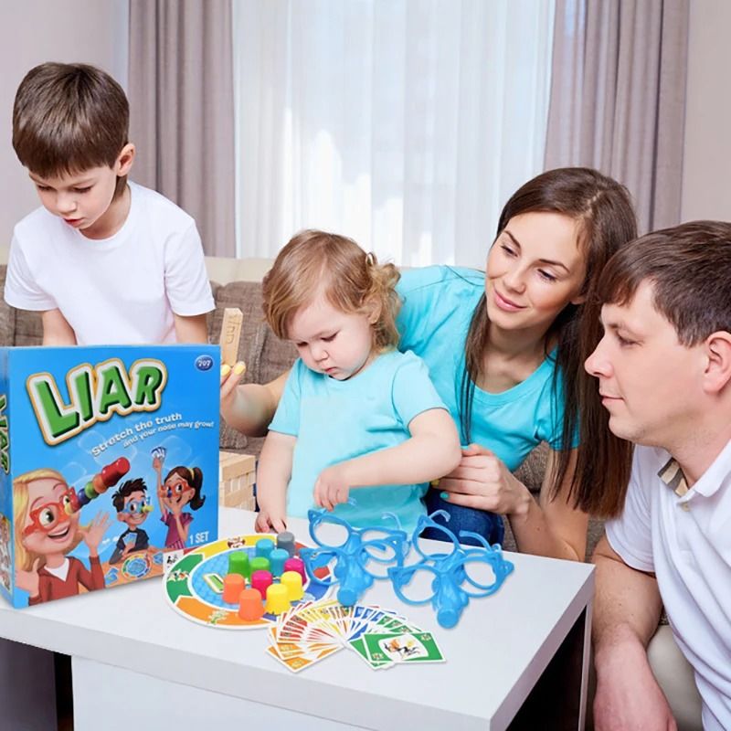 Long Nose Guess Who Lied Game Interactive Parent Child Table Game 6
