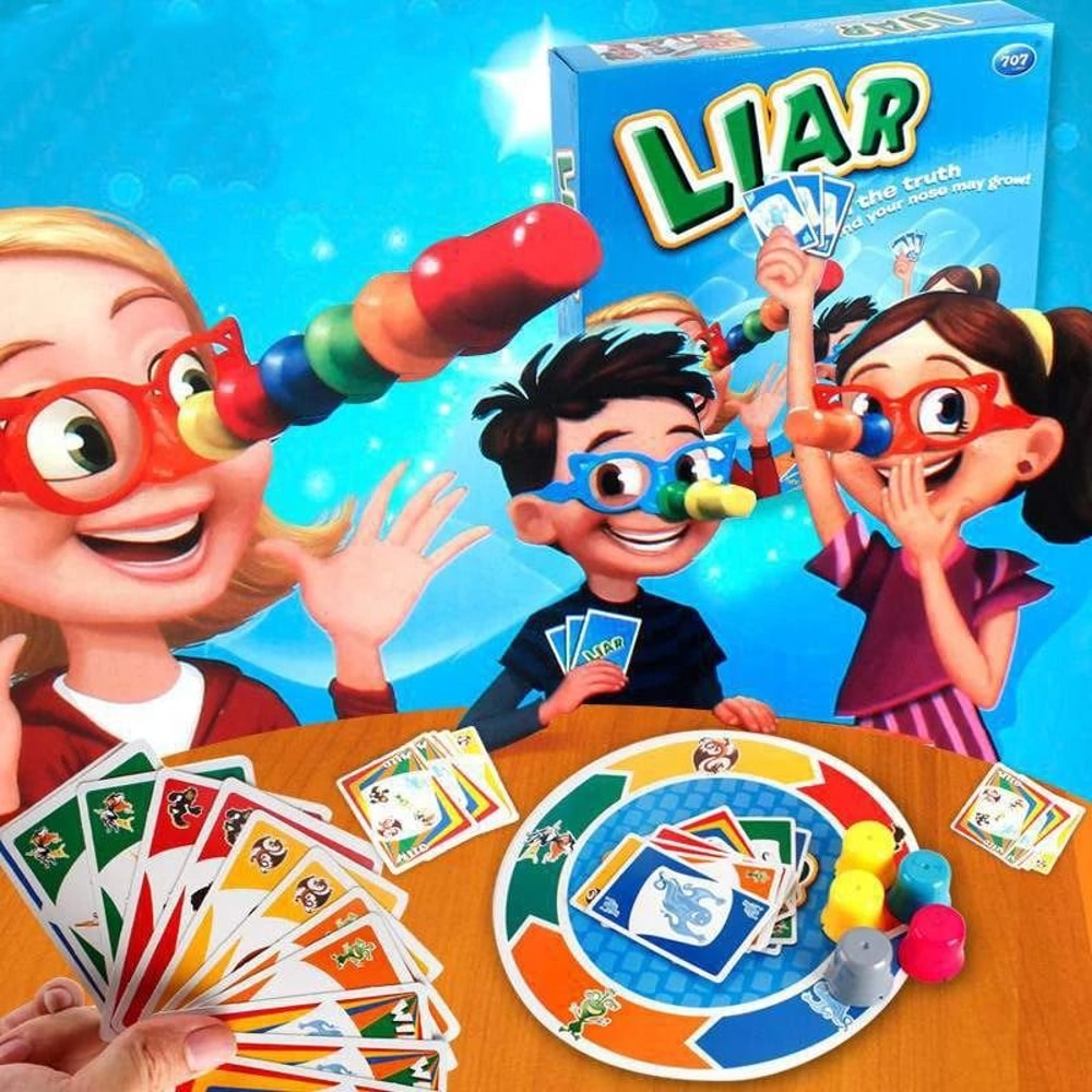 Long Nose Guess Who Lied Game Interactive Parent Child Table Game 0
