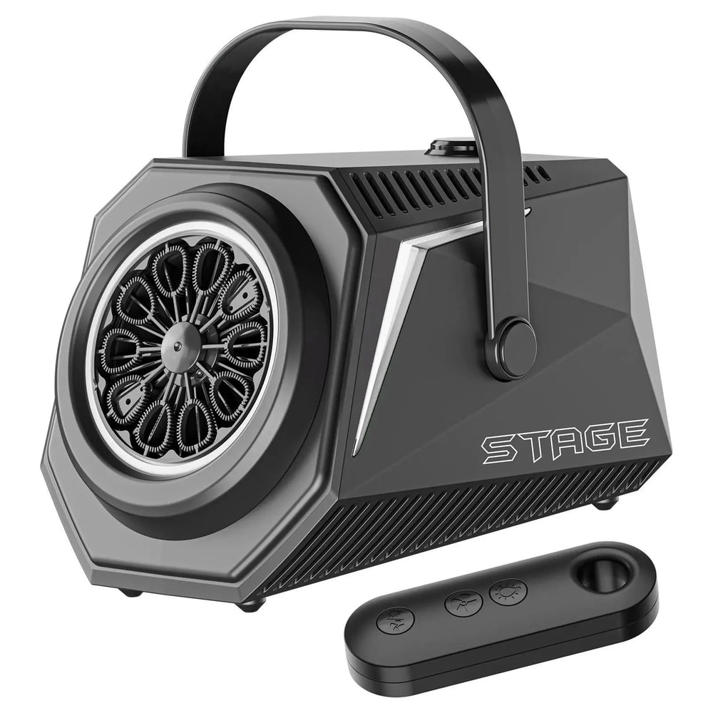 Electric Bubble Machine With Remote Control Outdoor Bubble Blower For Kids 5