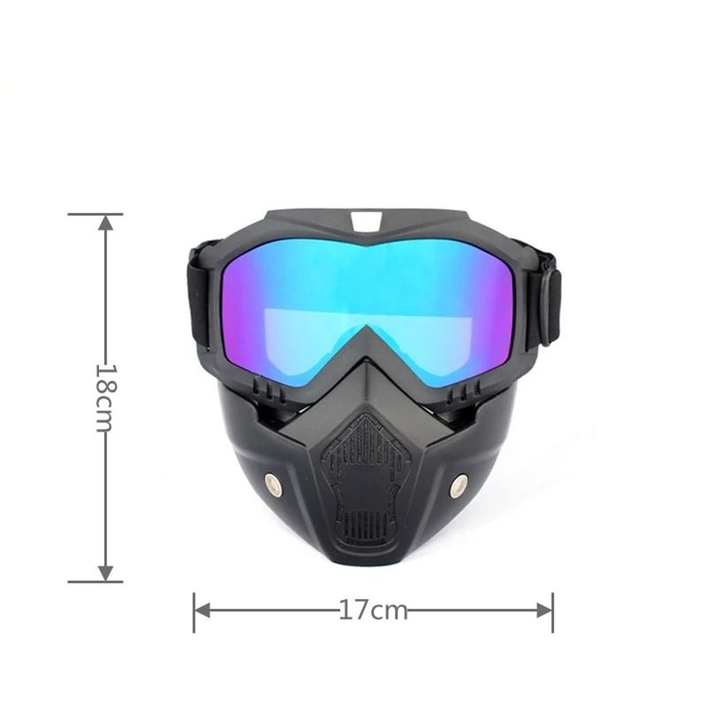 Kids Tactical Full Face Protective Mask For Paintball And Airsoft Games 8