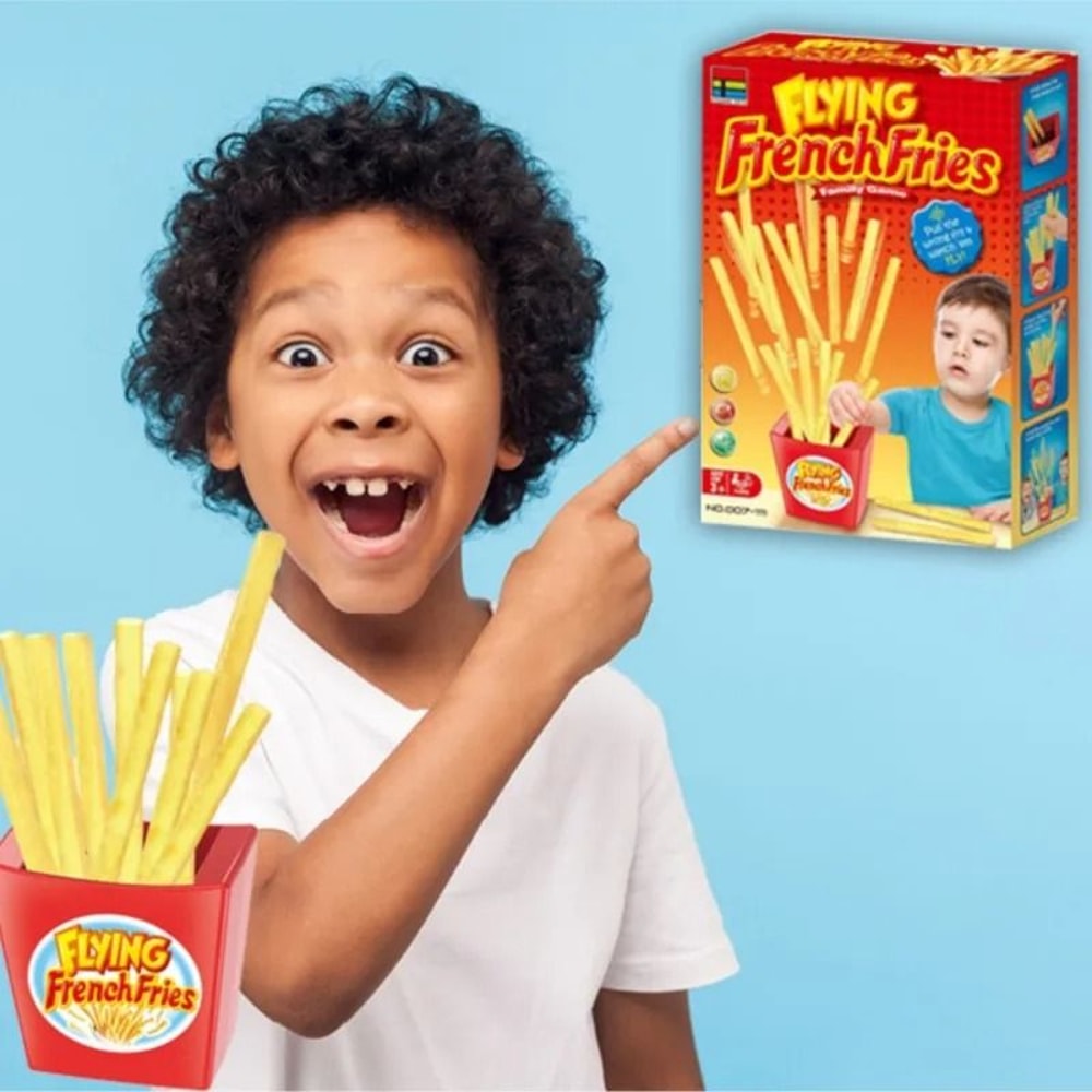 Flying Fries Game Interactive Parent Child Tabletop Party Game For Kids 5