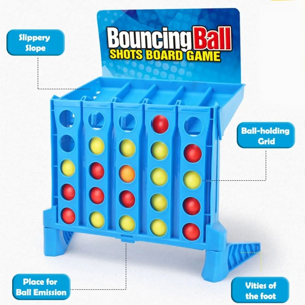 Bouncing Ball Shots Game Interactive Parent Child Table Game For Kids 0