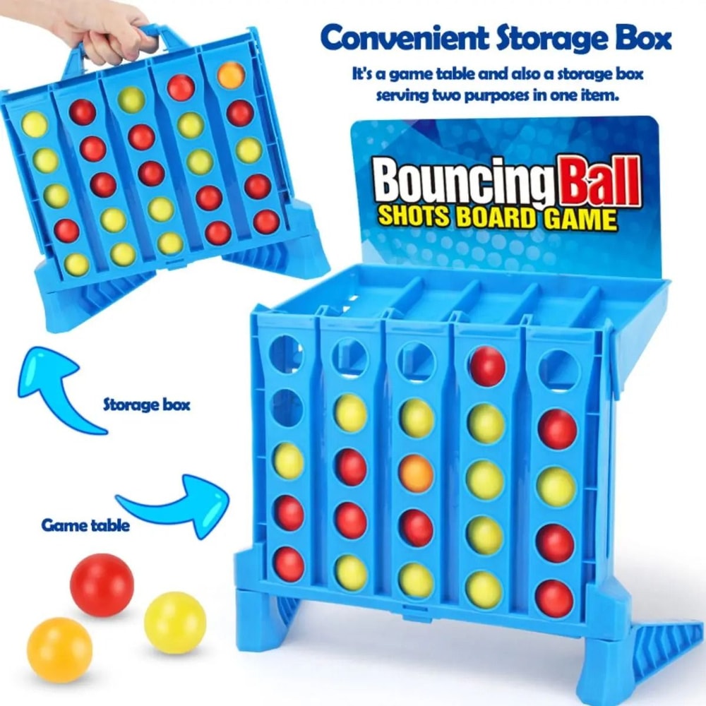 Bouncing Ball Shots Game Interactive Parent Child Table Game For Kids 4