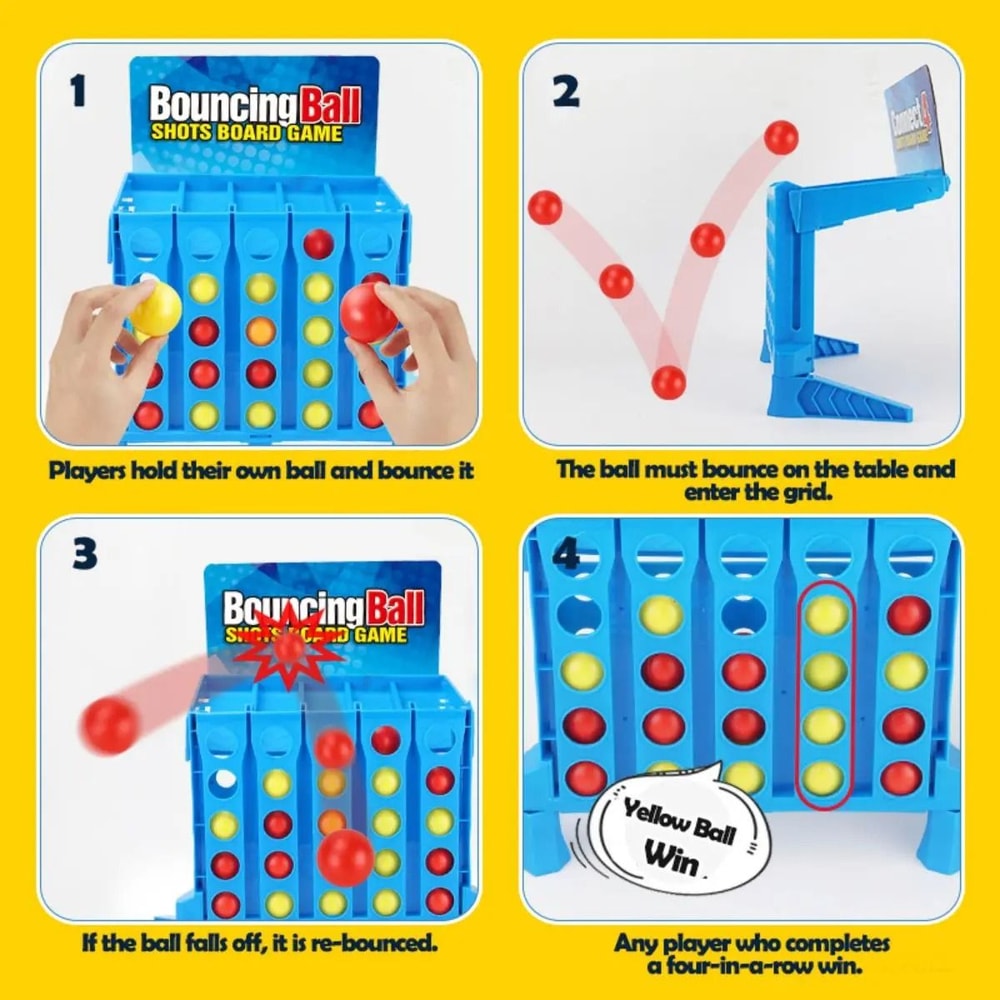 Bouncing Ball Shots Game Interactive Parent Child Table Game For Kids 5