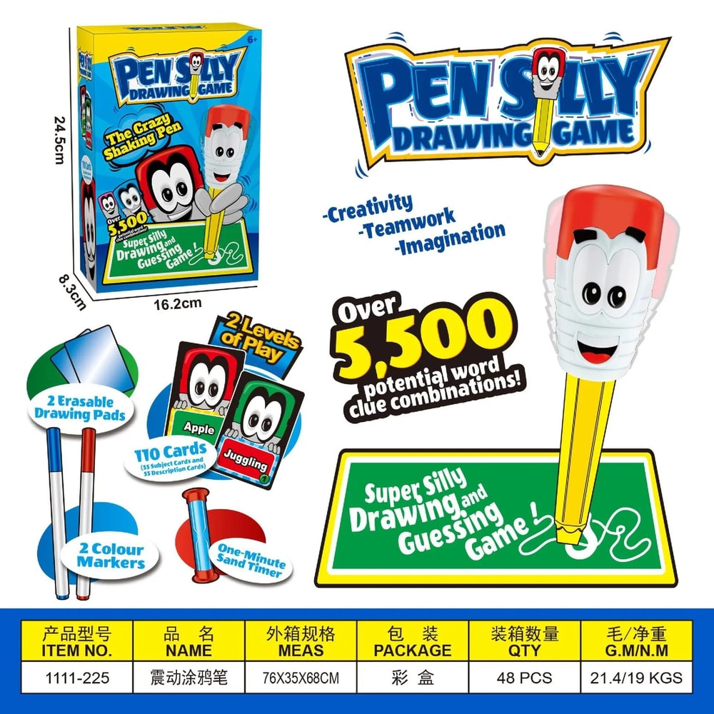 Vibration Drawing Game Interactive Drawing And Guessing Party Game Toy 0