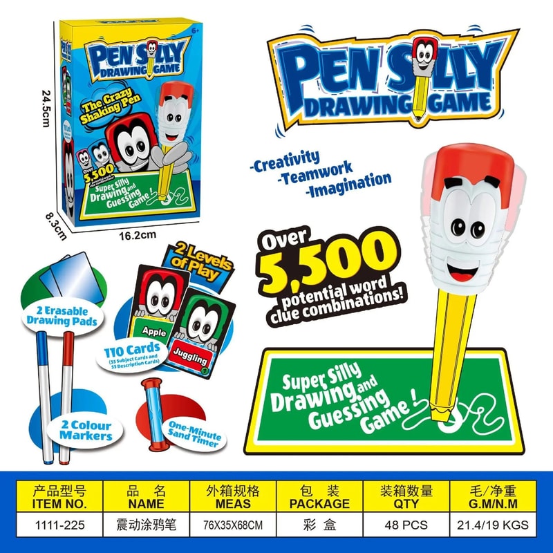 Vibration Drawing Game Interactive Drawing And Guessing Party Game Toy 0