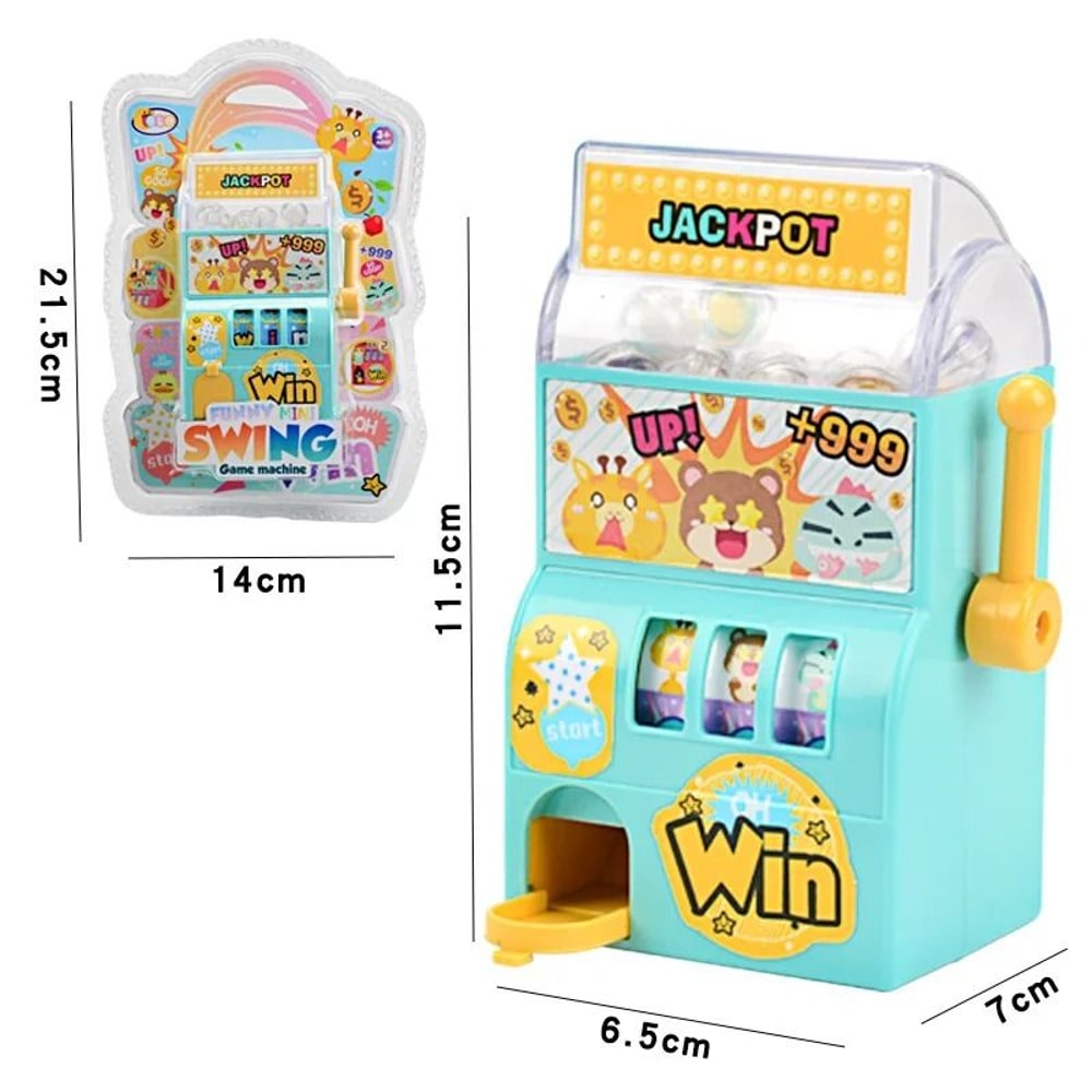 Mini Lottery Machine Toy Manual Shake Puzzle Game For Kids 2